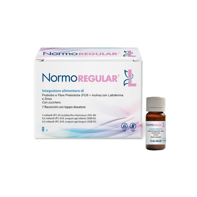 Normoregular Lattoferrina 100 mg + Fermenti lattici probiotici – 7 fiale
