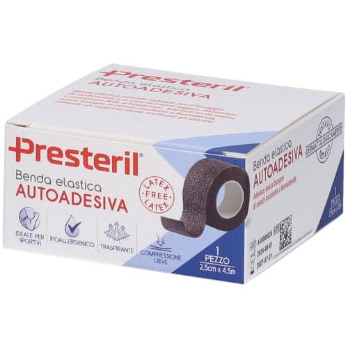 Presteril Benda Elastica Fissante 2,5 cm x 4,5 m