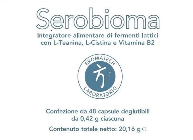 Serobioma L-teanina + Fermenti lattici probiotici – 48 capsule