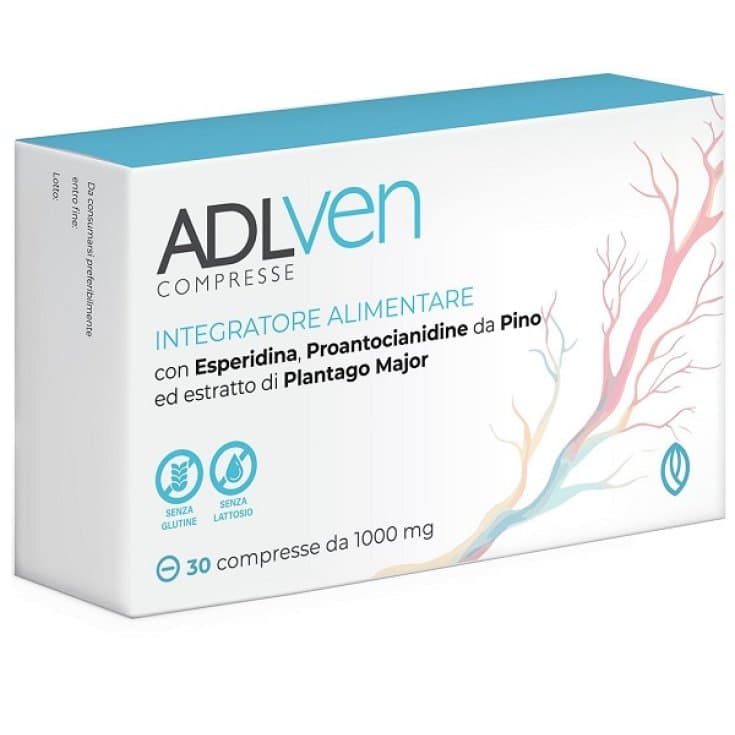 Adlven – 30 Compresse Integratore per il Benessere delle Gambe