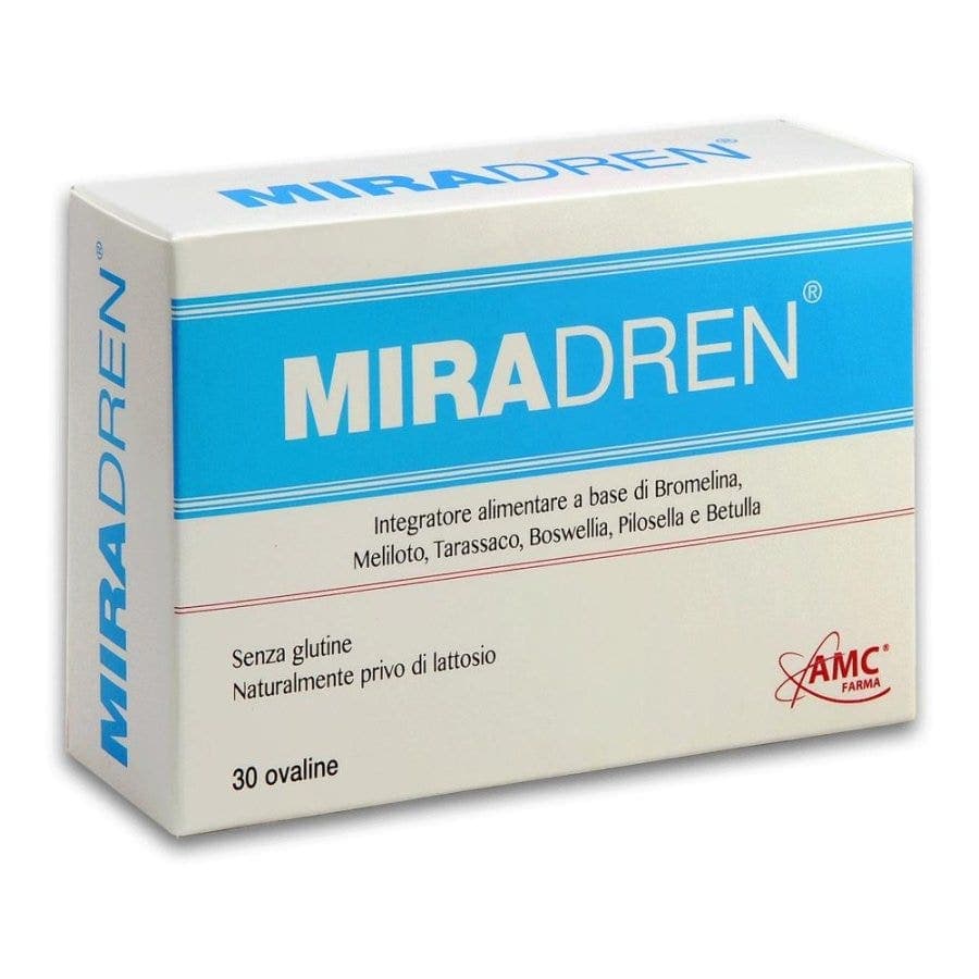 Miradren Meliloto + Bromelina – 30 compresse per il drenaggio naturale