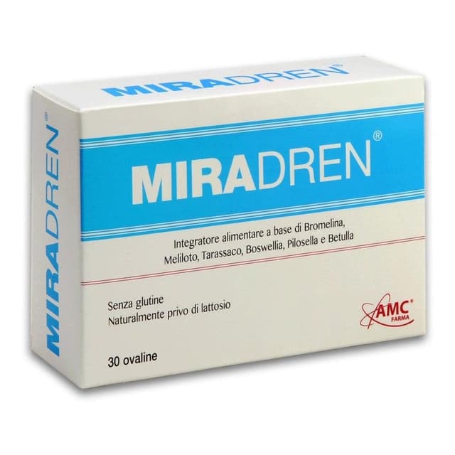Miradren Meliloto + Bromelina – 30 compresse per il drenaggio naturale