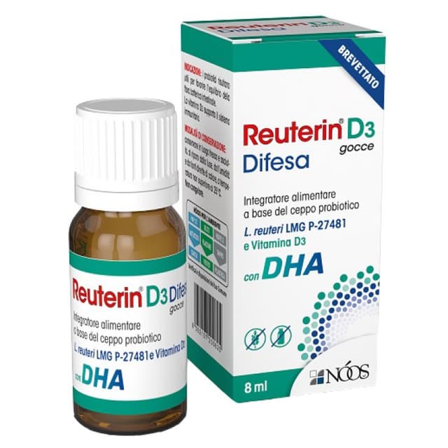 Reuterin D3 Difesa Gocce con DHA – Probiotico per neonati