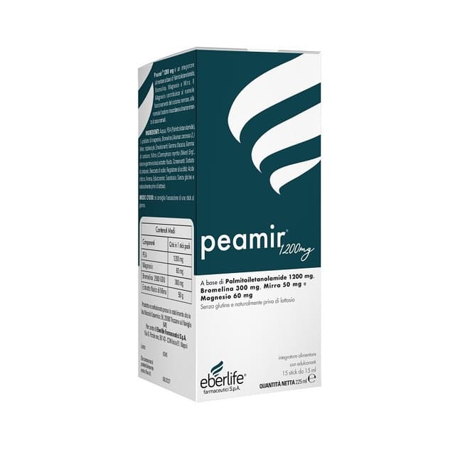 Peamir 1200 Palmitoiletanolamide (PEA) 1.200 mg + Magnesio – 15 bustine
