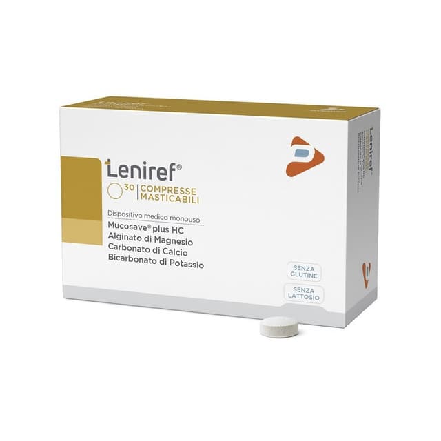 Leniref – 30 compresse masticabili per stomaco e esofago