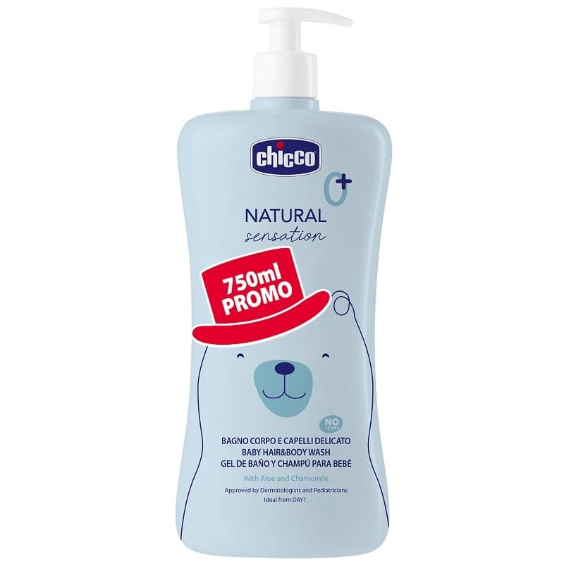 Chicco Natural Sensation Set: Gel lavante + Bagnoschiuma 750 ml