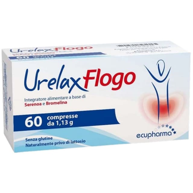 Urelax Flogo Serenoa repens 800 mg + Bromelina – 60 compresse