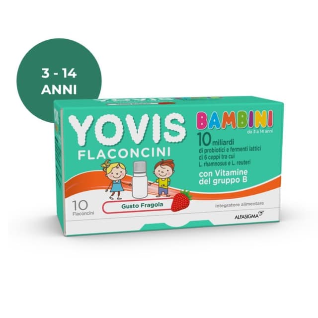 YOVIS Bambini Fragola Fermenti lattici probiotici – 100 ml