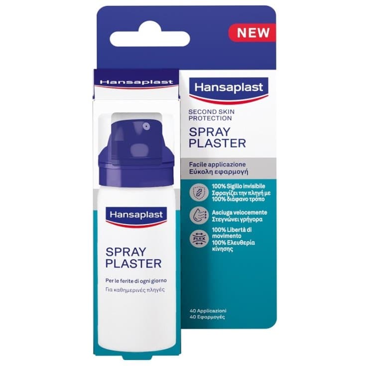 Hansaplast Cerotto Spray Second Skin – protezione trasparente per ferite