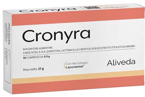 Cronyra Palmitoiletanolamide (PEA) + Quercetina – 30 Compresse Integratore per le Articolazioni