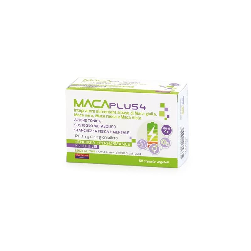 Maca Plus 4 – 60 Capsule con Radice di Maca