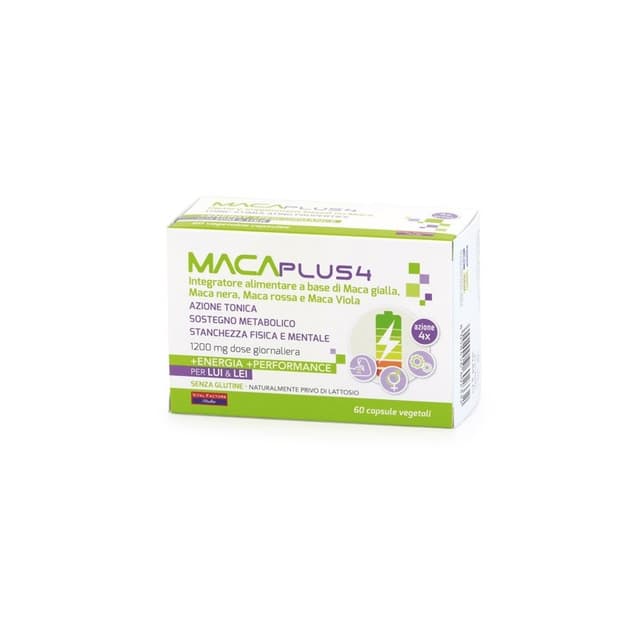 Maca Plus 4 – 60 Capsule con Radice di Maca