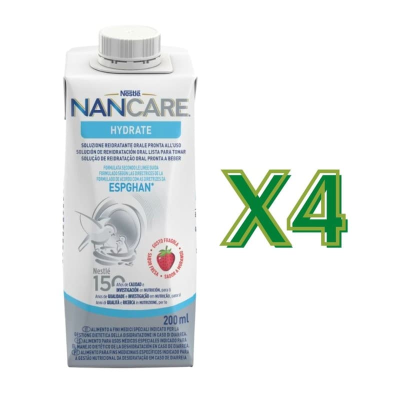 Elettroliti – 4 brick da 200 ml soluzione reidratante | NidinaCare Hydrate