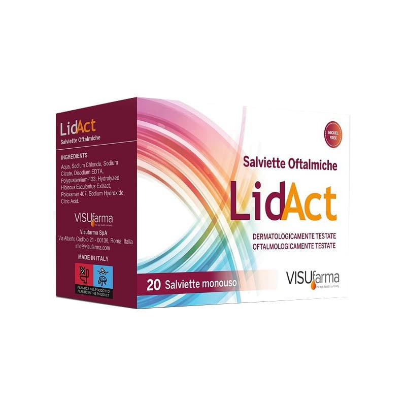 Lidact Salviette oculari – 20 pezzi