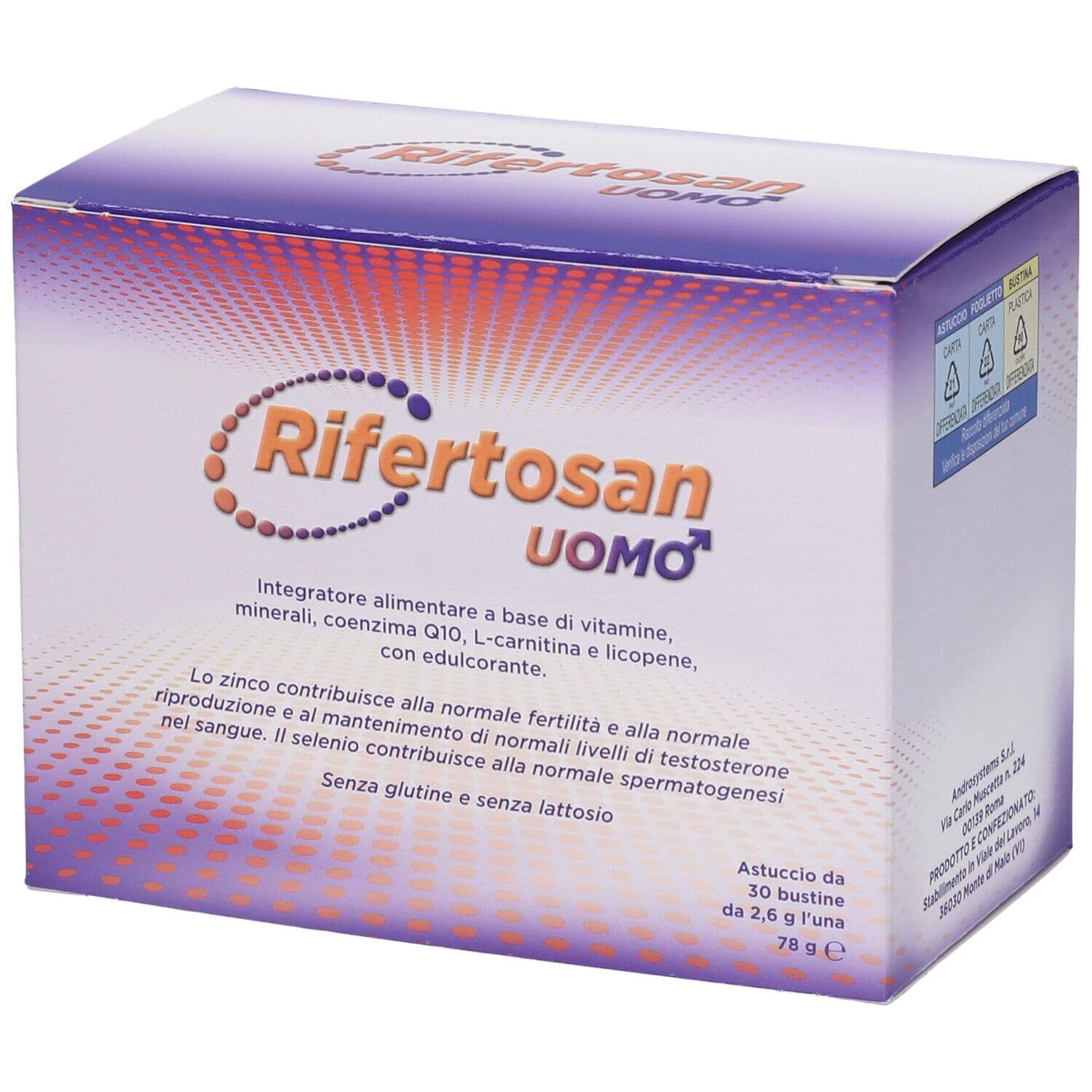 Rifertosan Uomo – 30 bustine