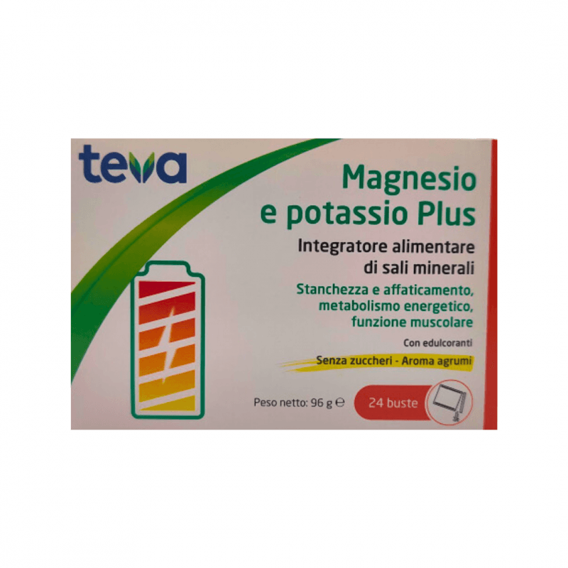 Magnesio 187,5 mg Potassio Teva – 24 bustine