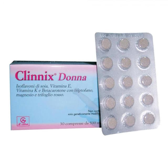 Clinnix-Donna Magnesio + Isoflavoni di trifoglio rosso – 30 compresse