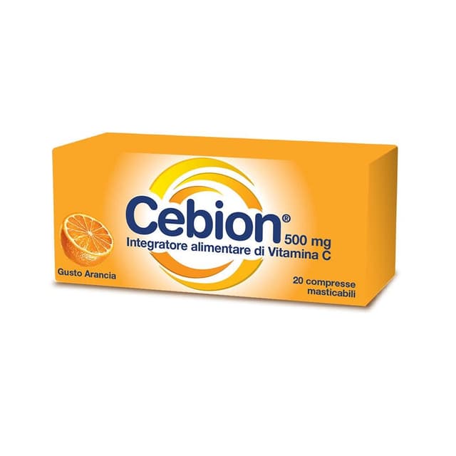 Cebion Compresse Masticabili Gusto Arancia Vitamina C – 20 pz