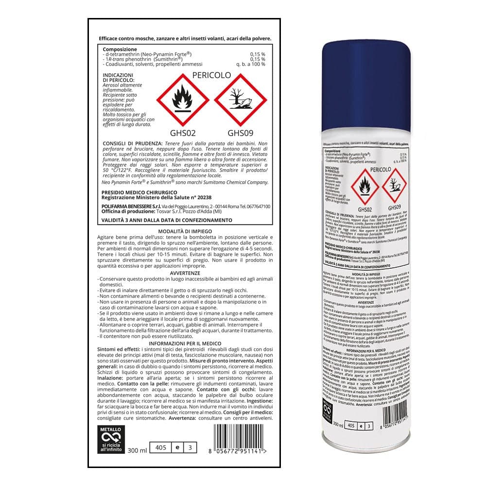 Ottocid Plus – 300 ml spray antiacari