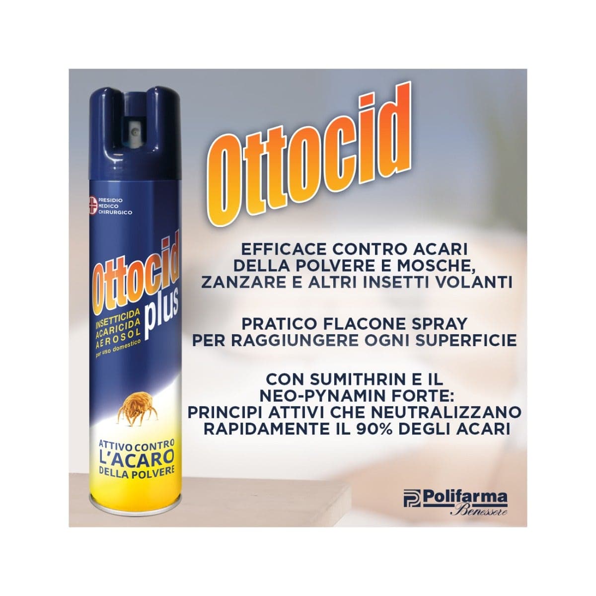 Ottocid Plus – 300 ml spray antiacari