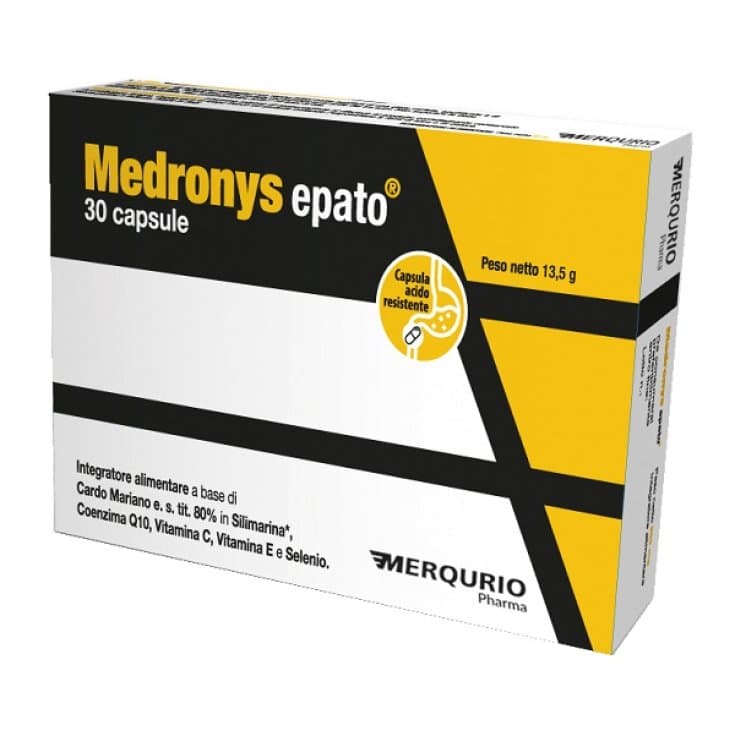 Medronys Epato Cardo mariano 350 mg + Vitamina C – 60 capsule