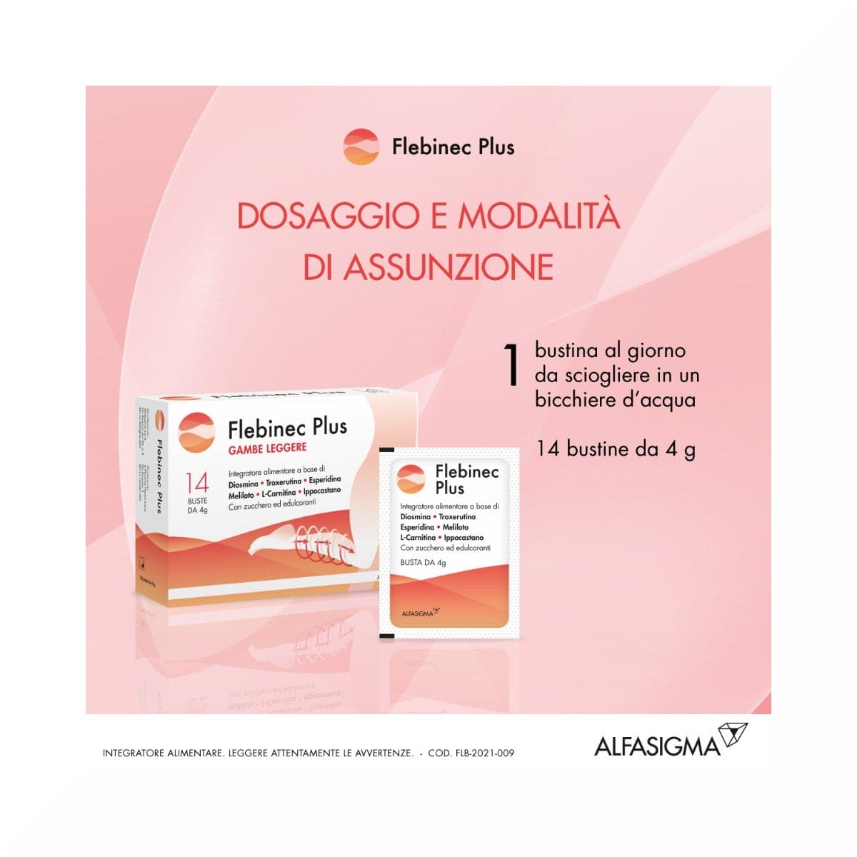 Flebinec Plus Rutina + Diosmina – 14 bustine