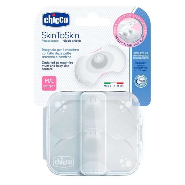 Chicco Paracapezzoli Silicone – Coppette allattamento Large