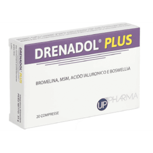 Drenadol Plus Bromelina 300 mg + Boswellia – 20 compresse