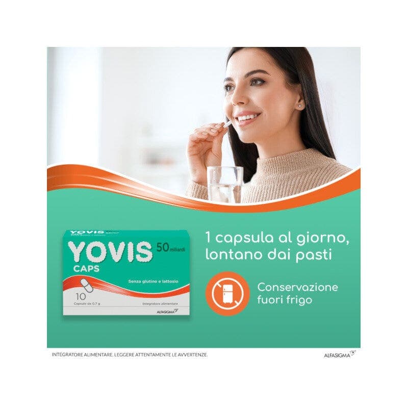 YOVIS Capsule Fermenti lattici probiotici – 10 capsule