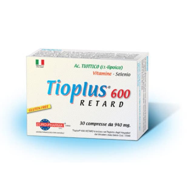Tioplus 600 Retard Acido alfa lipoico – 30 compresse