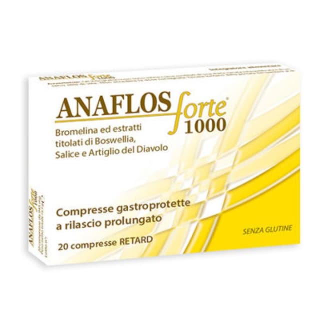 Anaflos Forte Bromelina + Boswellia – 20 compresse