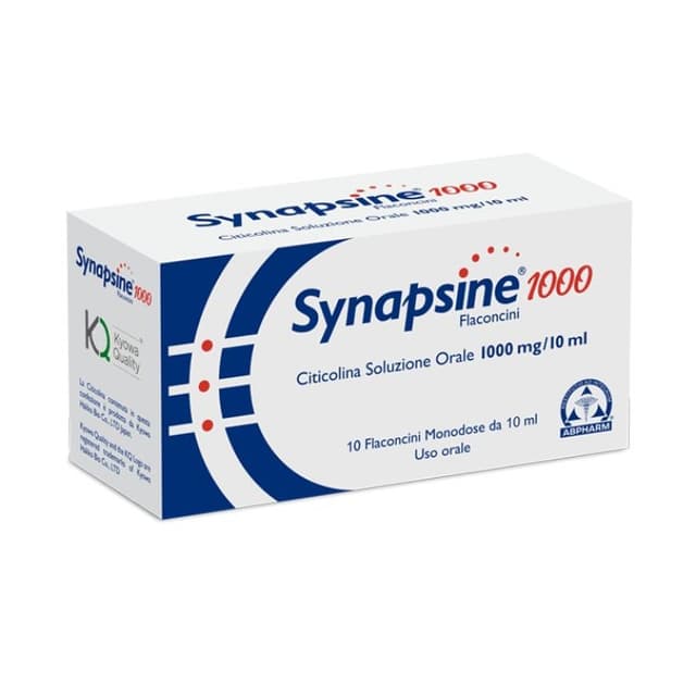 Synapsine 1000 Colina 500 mg + Vitamina B5 – 10 flaconcini da 10 ml