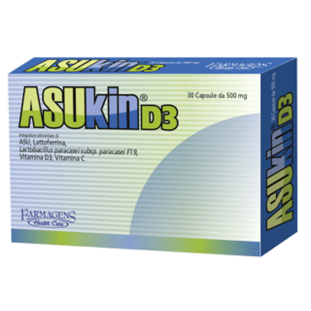 Asukin D3 Vitamina D3 + Vitamina E – 30 capsule da 450 mg