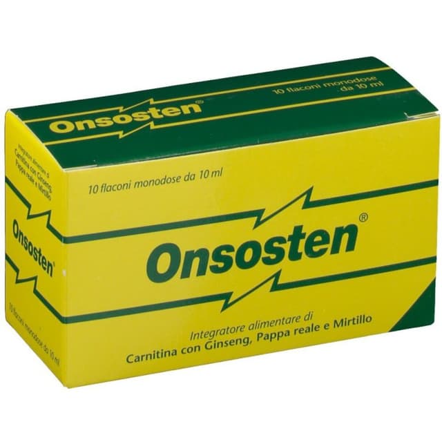 Onsosten Mirtillo + Ginseng – 10 fiale da 10 ml