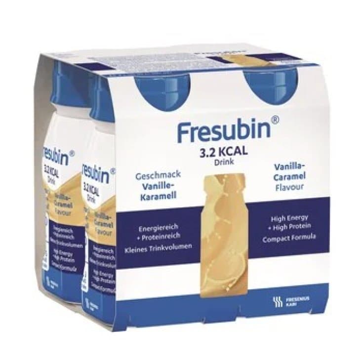 Fresubin 3.2 kcal Drink Vaniglia-Caramello Collagene + Potassio – 4x125 ml