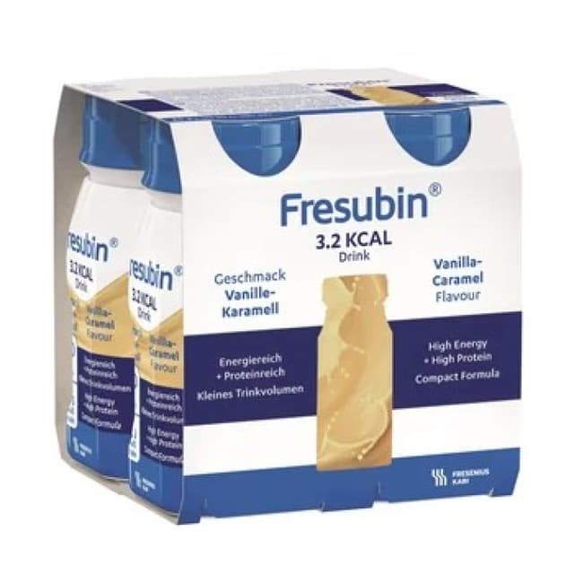Fresubin 3.2 kcal Drink Vaniglia-Caramello Collagene + Potassio – 4x125 ml