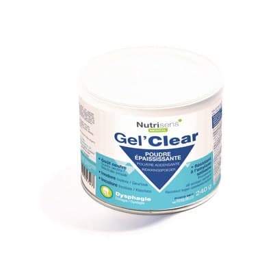 Gel'Clear Neutro – Addensante 240 g per difficoltà di deglutizione