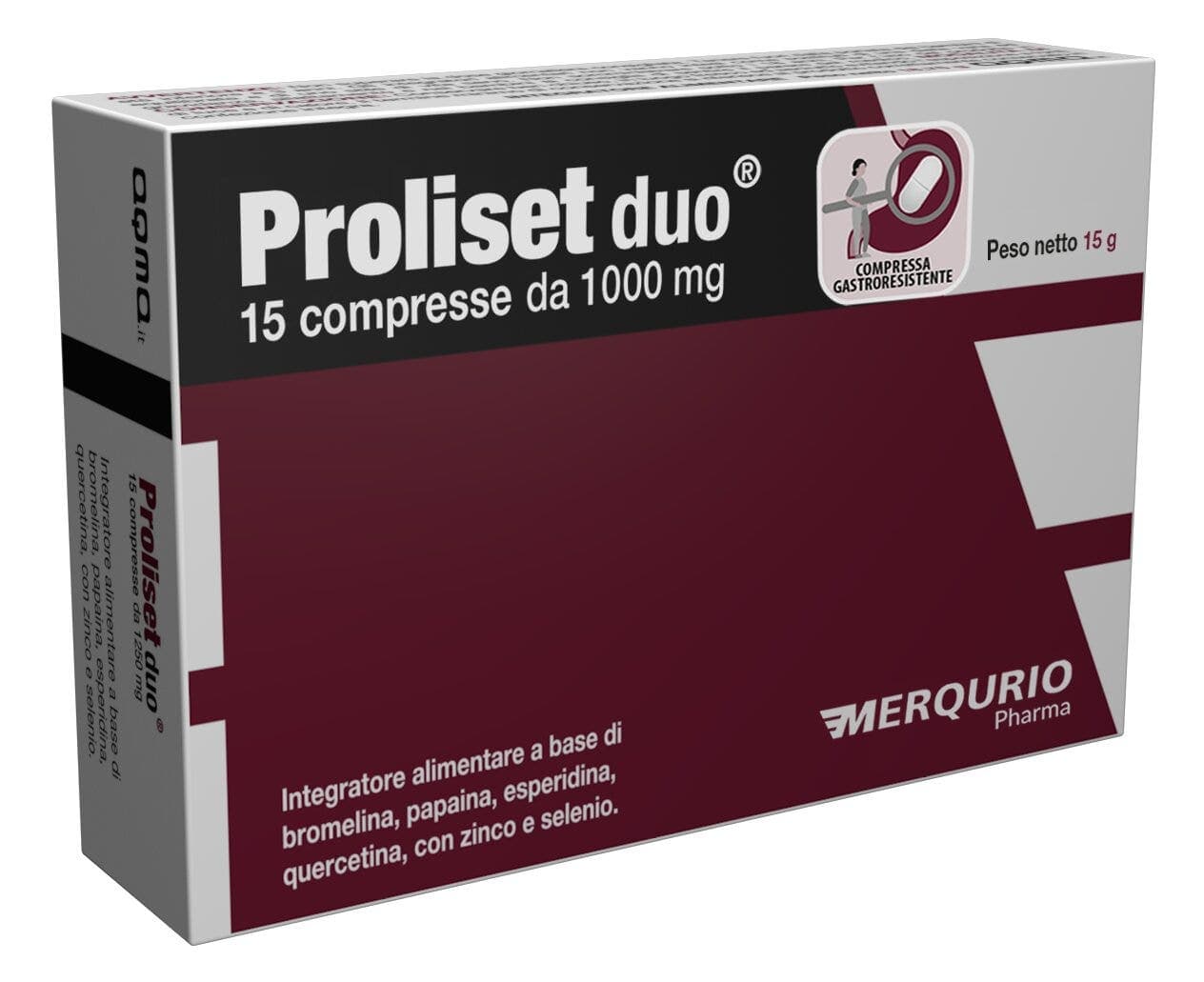 Proliset Duo Bromelina + Zinco – 15 compresse