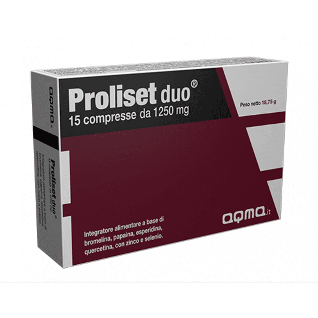 Proliset Duo Bromelina + Zinco – 15 compresse