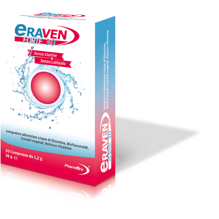 ERAVEN Forte Diosmina 300 mg + Ginkgo biloba – 30 compresse