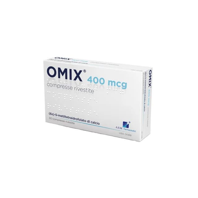 OMIX 400 Vitamine del gruppo B + Acido folico – 30 compresse rivestite
