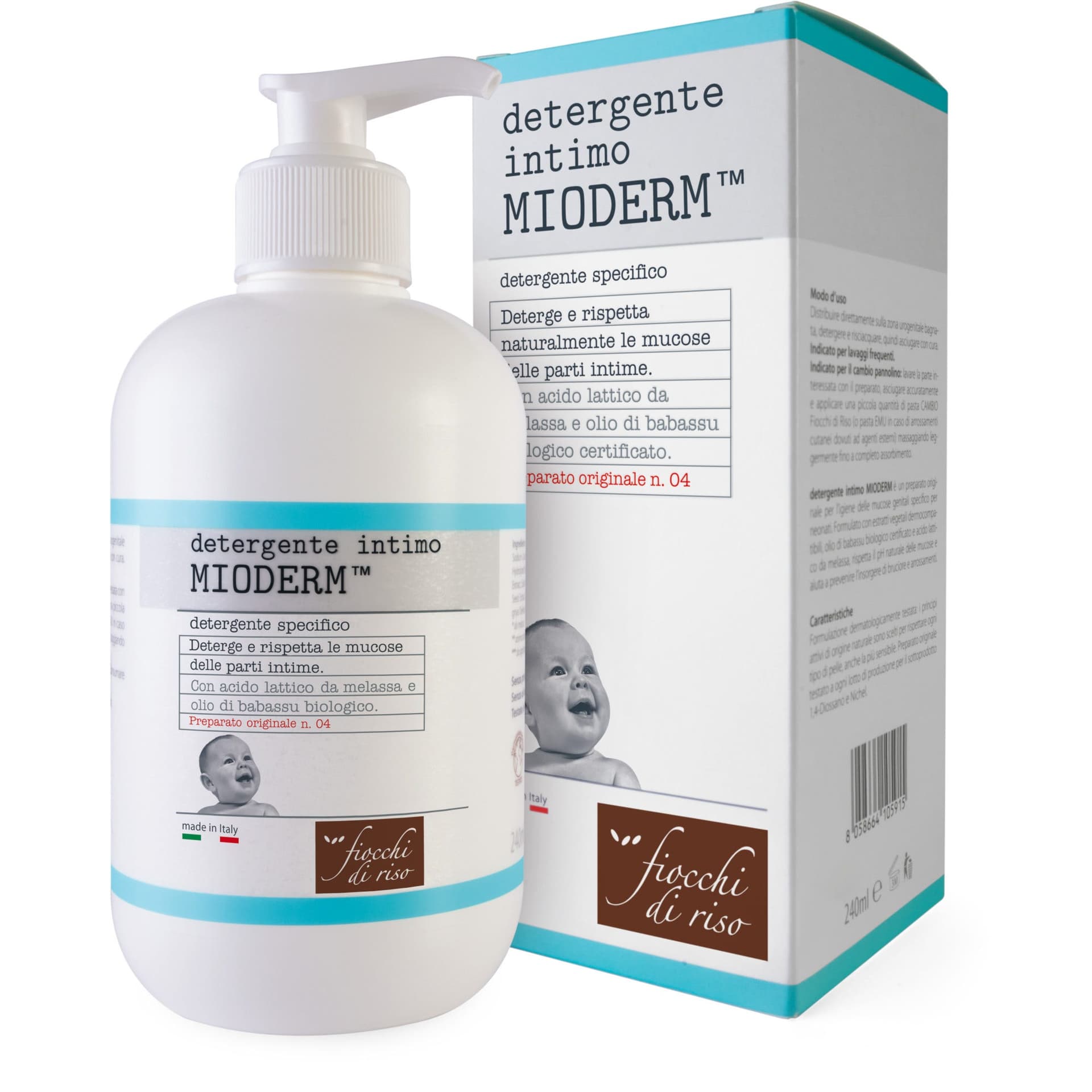 Fiocchi di Riso Mioderm Detergente Intimo – Igiene Delicata