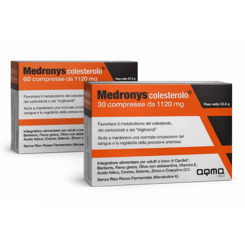 Medronys Colesterolo Cardo mariano 500 mg + Berberina – 60 compresse