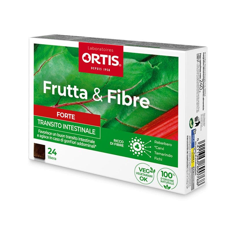 Frutta e Fibre Forte – 24 Cubi da Masticare