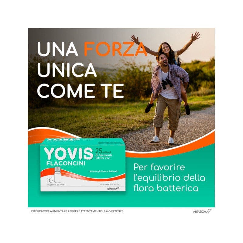 YOVIS Fermenti lattici probiotici – 10 fiale da 10 ml