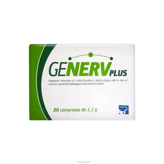 Generv Plus L-carnitina – 30 compresse