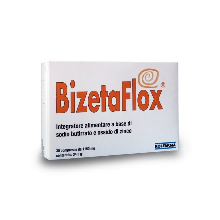 Bizetaflox Acido butirrico + Zinco – 30 compresse