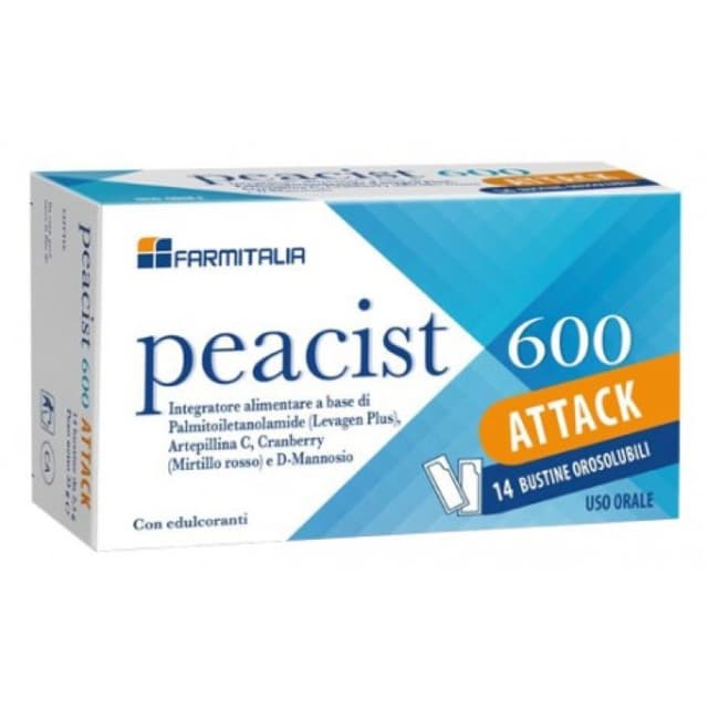 Peacist 600 Attack Palmitoiletanolamide (PEA) + Propoli – 14 bustine