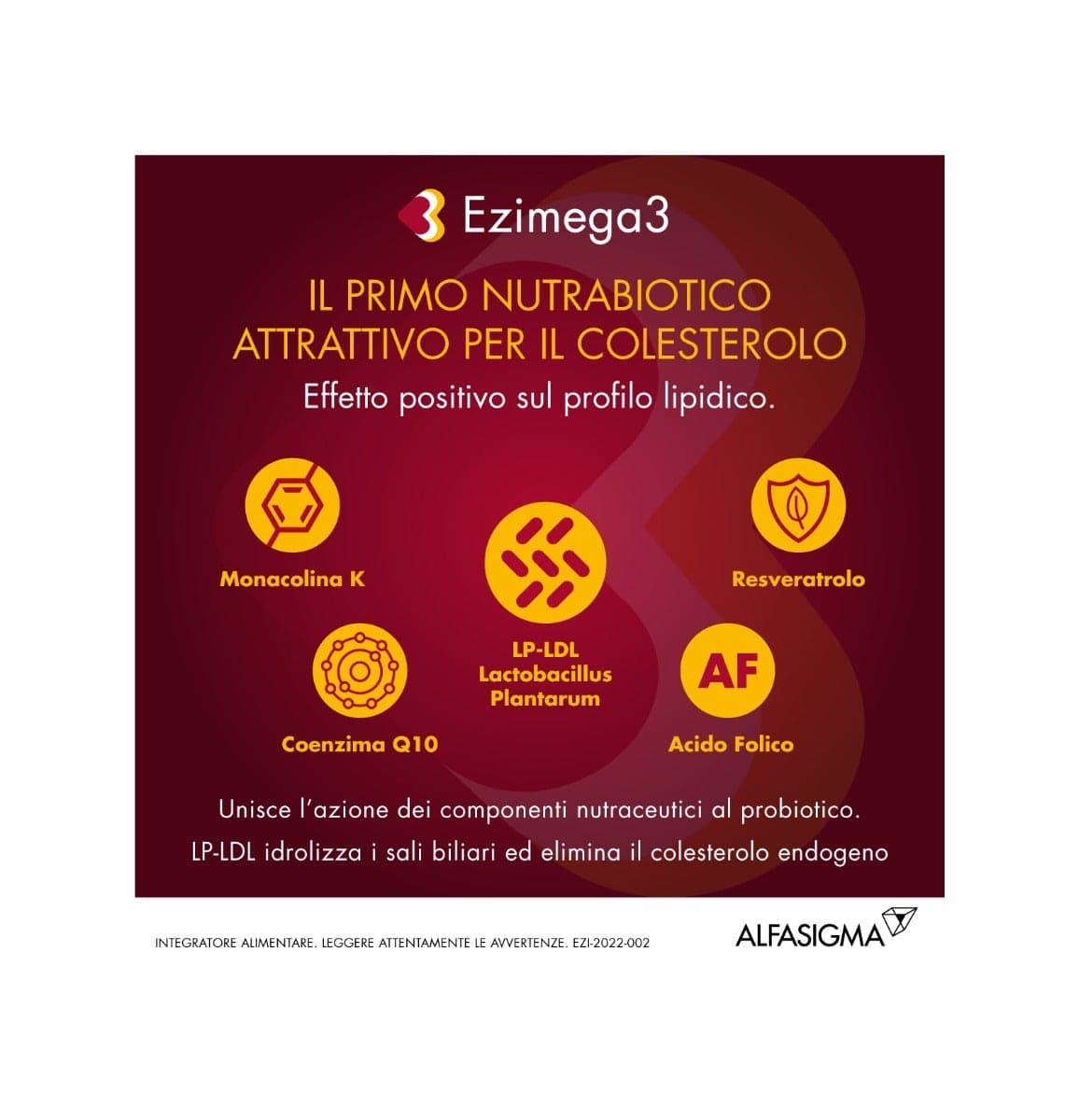Ezimega 3 Omega-3 EPA e DHA – 20 compresse