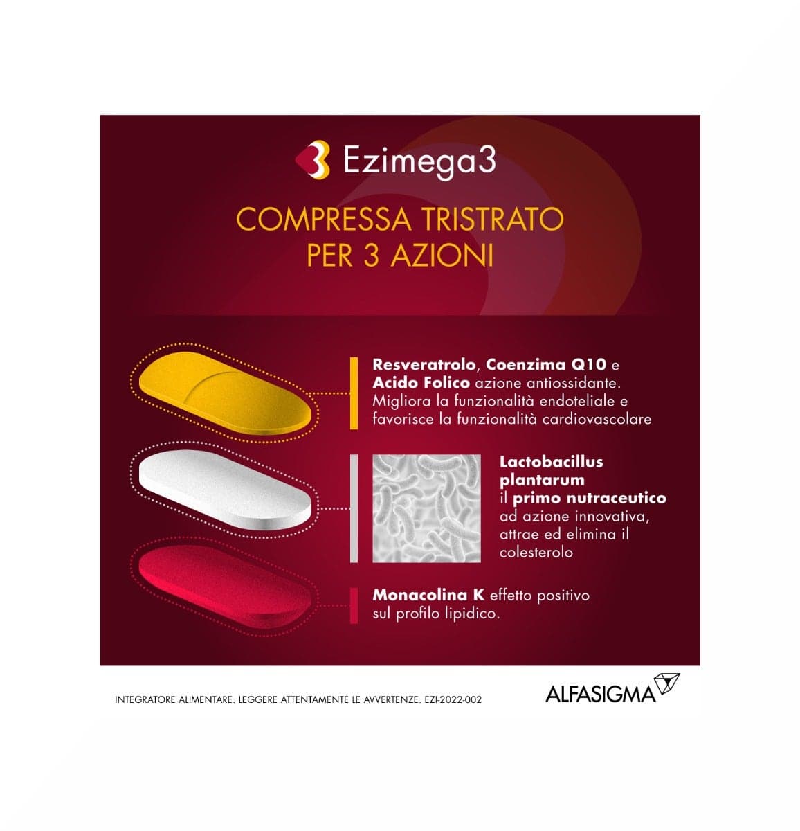 Ezimega 3 Omega-3 EPA e DHA – 20 compresse